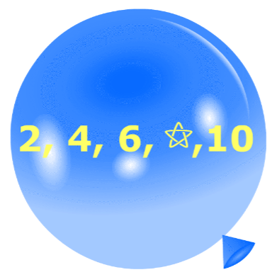 Pincha globos - Secuencias numéricas 2